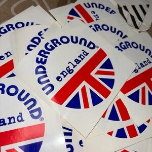 FREE Underground England Round Sticker!🇬🇧